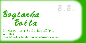 boglarka bolla business card